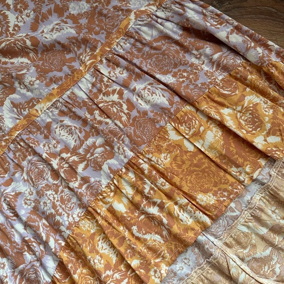 Maurices Rust and Cream Floral Tank Top - Picture 4 of 8